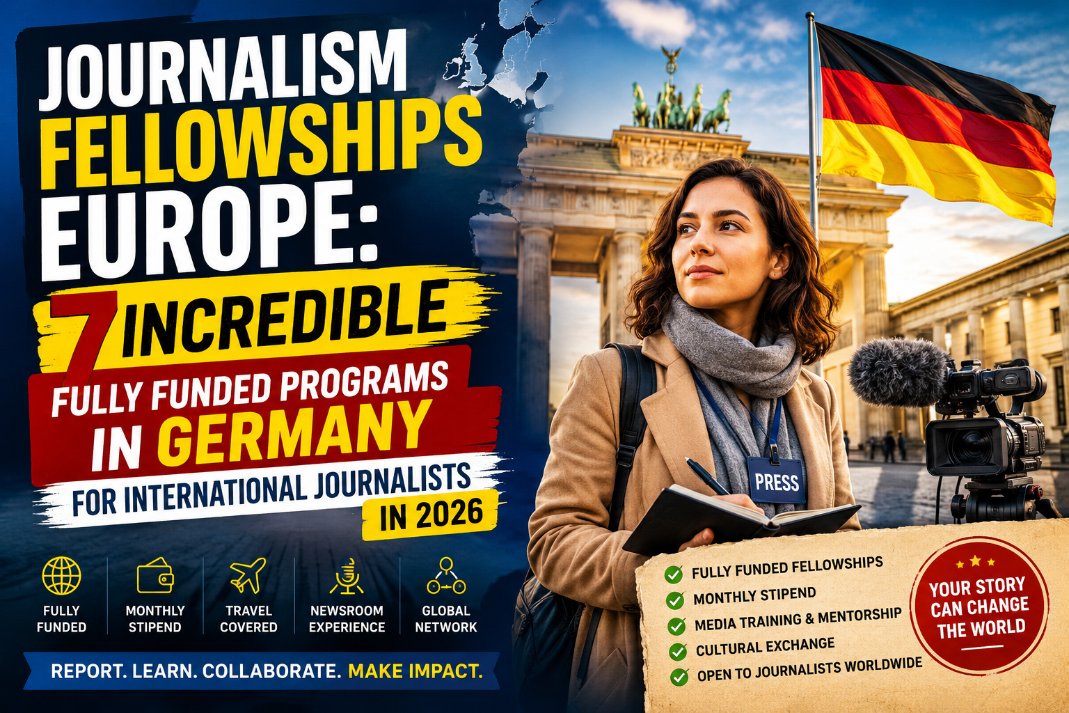 Journalism fellowships Europe