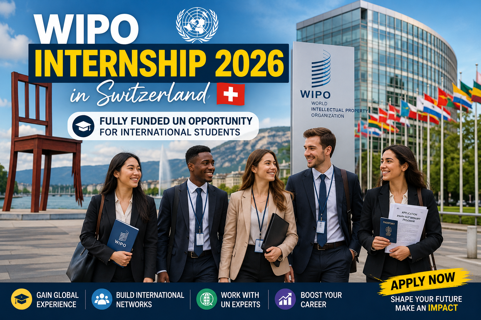 WIPO Internship Program 2026 in Switzerland