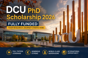 DCU PhD Scholarship 2026