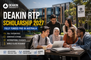 Deakin RTP Scholarship 2027