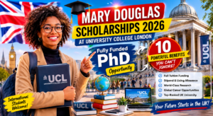 Mary Douglas Scholarships 2026 at University College London