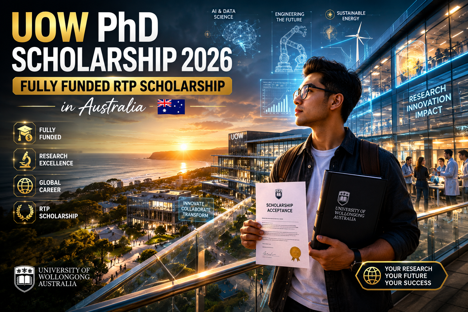 UOW PhD Scholarship 2026