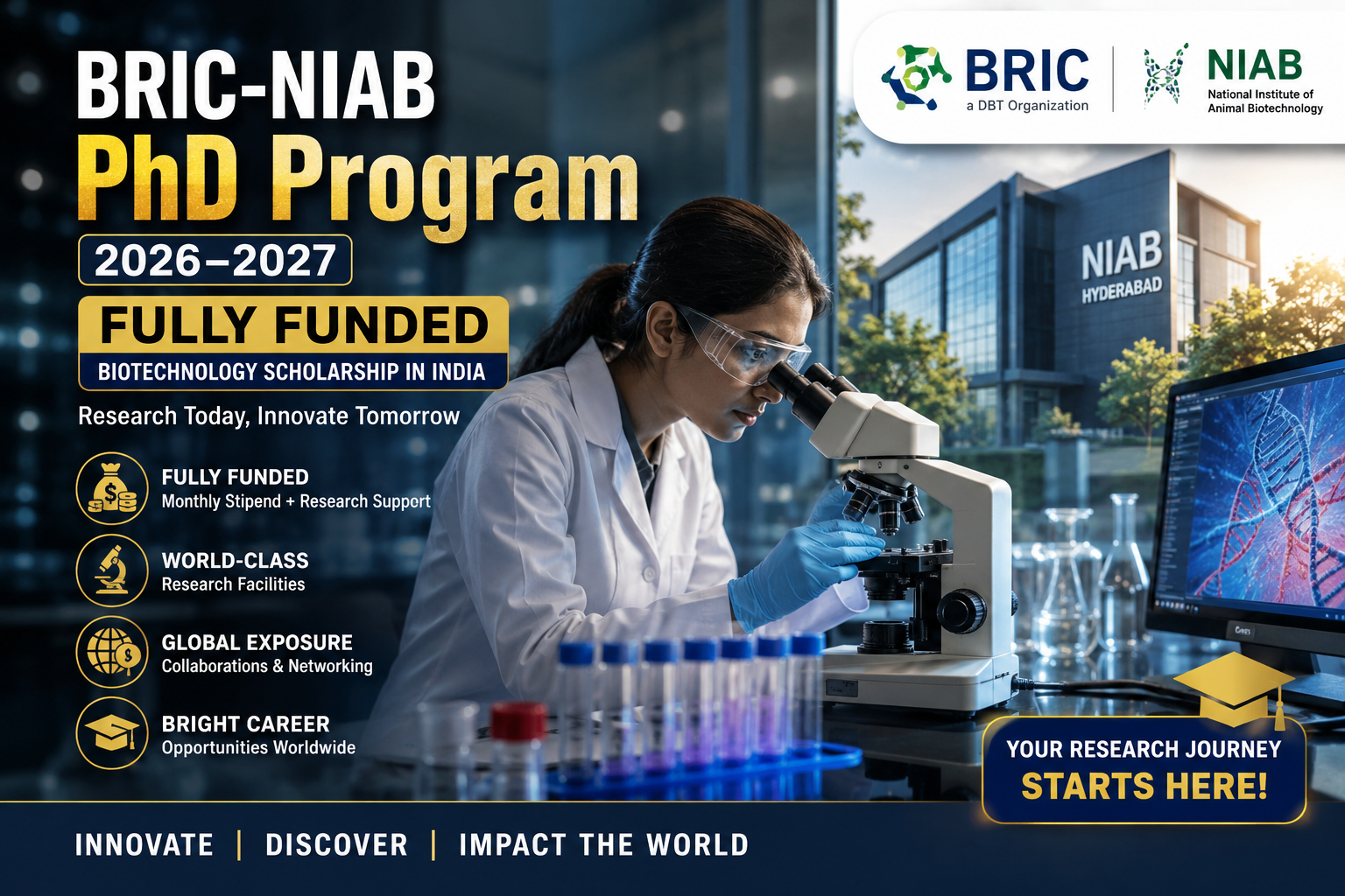 BRIC-NIAB PhD Program