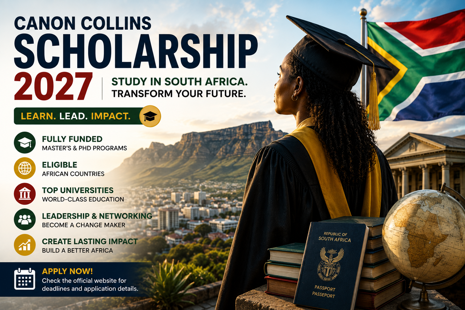Canon Collins Scholarship 2027