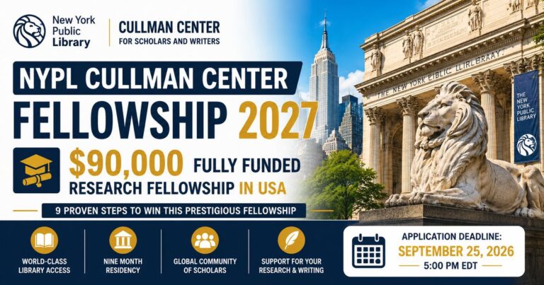 NYPL Cullman Center Fellowship